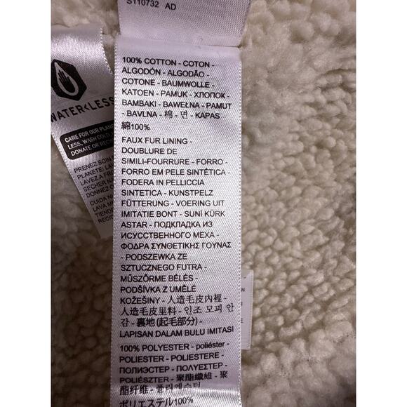 Levi's Denim Trucker Jacket Faux Shearling Mens M Huckleberry Button Down Pocket - Picture 8 of 9